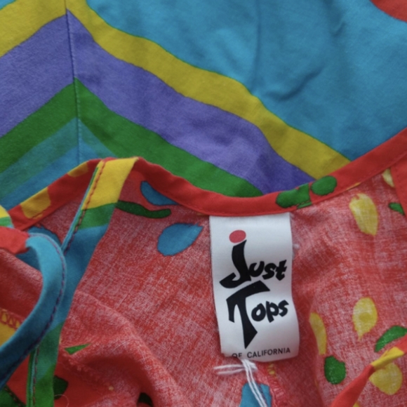 early 80's BRIGHT TANK TOP vintage XS - Picture 7 of 7